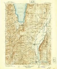 1912 Map of Randolph, 1939 Print