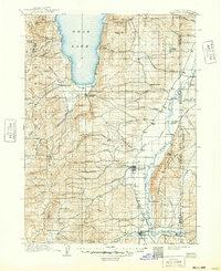 1912 Map of Randolph, 1948 Print
