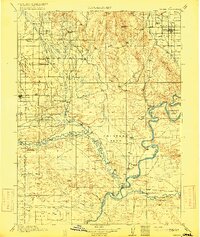 1917 Map of Vernal