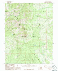 Download a high-resolution, GPS-compatible USGS topo map for Abajo Peak, UT (1985 edition)