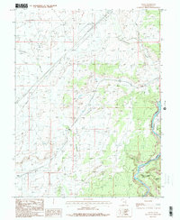 Download a high-resolution, GPS-compatible USGS topo map for Agate, UT (1986 edition)