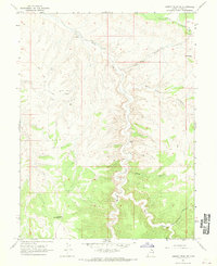 Download a high-resolution, GPS-compatible USGS topo map for Agency Draw NE, UT (1970 edition)