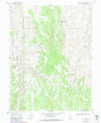Download a high-resolution, GPS-compatible USGS topo map for Agency Draw NW, UT (1987 edition)