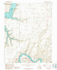 Download a high-resolution, GPS-compatible USGS topo map for Alcove Canyon, UT (1987 edition)