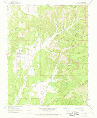 Download a high-resolution, GPS-compatible USGS topo map for Alton, UT (1968 edition)