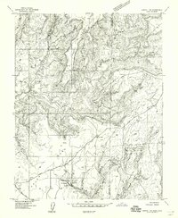 Download a high-resolution, GPS-compatible USGS topo map for Aneth 1 NE, UT (1958 edition)