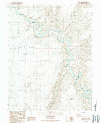 Download a high-resolution, GPS-compatible USGS topo map for Angel Cove, UT (1987 edition)