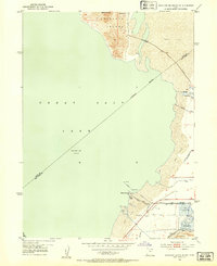 Download a high-resolution, GPS-compatible USGS topo map for Antelope Island South, UT (1954 edition)