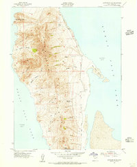 preview thumbnail of historical topo map of Davis County, UT in 1954