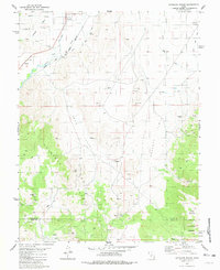 Download a high-resolution, GPS-compatible USGS topo map for Antelope Range, UT (1981 edition)