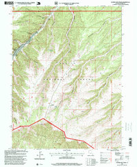Download a high-resolution, GPS-compatible USGS topo map for Anthro Mountain, UT (1999 edition)