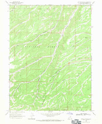 Download a high-resolution, GPS-compatible USGS topo map for Anthro Mtn NE, UT (1971 edition)