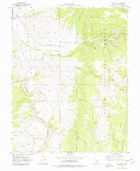 Download a high-resolution, GPS-compatible USGS topo map for Antimony, UT (1977 edition)
