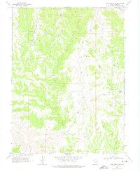 Download a high-resolution, GPS-compatible USGS topo map for Archy Bench SE, UT (1974 edition)
