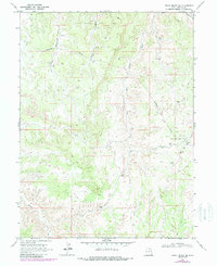 Download a high-resolution, GPS-compatible USGS topo map for Archy Bench SE, UT (1987 edition)