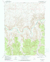 Download a high-resolution, GPS-compatible USGS topo map for Asphalt Wash, UT (1987 edition)