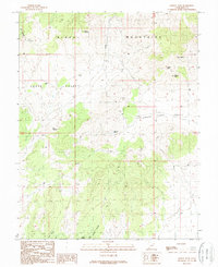 Download a high-resolution, GPS-compatible USGS topo map for Baboon Peak, UT (1989 edition)