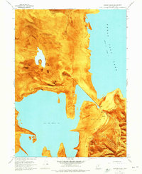 Download a high-resolution, GPS-compatible USGS topo map for Badger Island, UT (1973 edition)