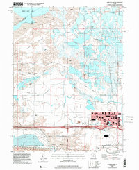 preview thumbnail of historical topo map of Salt Lake County, UT in 1997