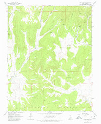 Download a high-resolution, GPS-compatible USGS topo map for Bald Knoll, UT (1980 edition)