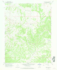Download a high-resolution, GPS-compatible USGS topo map for Bates Knolls, UT (1970 edition)