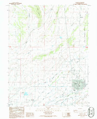 Download a high-resolution, GPS-compatible USGS topo map for Beaver, UT (1986 edition)
