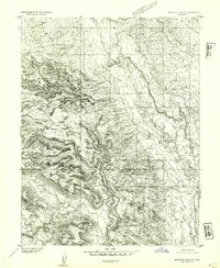 Download a high-resolution, GPS-compatible USGS topo map for Beckwith Peak SW, UT (1954 edition)