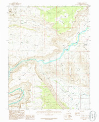 Download a high-resolution, GPS-compatible USGS topo map for Big Bend, UT (1986 edition)