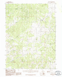 Download a high-resolution, GPS-compatible USGS topo map for Big Hollow, UT (1986 edition)