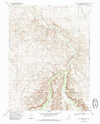 preview thumbnail of historical topo map of Uintah County, UT in 1968
