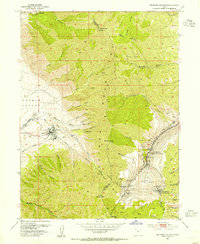 Download a high-resolution, GPS-compatible USGS topo map for Bingham Canyon, UT (1954 edition)