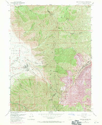 Download a high-resolution, GPS-compatible USGS topo map for Bingham Canyon, UT (1971 edition)