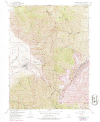Download a high-resolution, GPS-compatible USGS topo map for Bingham Canyon, UT (1987 edition)