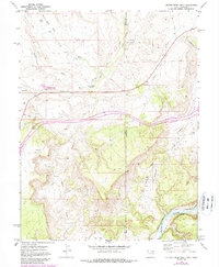 Download a high-resolution, GPS-compatible USGS topo map for Bitter Creek Well, UT (1987 edition)