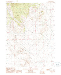 Download a high-resolution, GPS-compatible USGS topo map for Black Butte, UT (1990 edition)