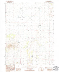 preview thumbnail of historical topo map of Millard County, UT in 1986