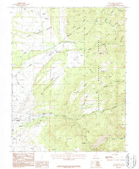 Download a high-resolution, GPS-compatible USGS topo map for Black Ridge, UT (1987 edition)
