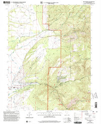 preview thumbnail of historical topo map of Beaver County, UT in 2001