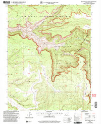 preview thumbnail of historical topo map of San Juan County, UT in 2001