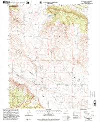 Download a high-resolution, GPS-compatible USGS topo map for Blair Basin, UT (1999 edition)