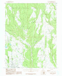 Download a high-resolution, GPS-compatible USGS topo map for Blanding North, UT (1985 edition)