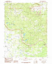 Download a high-resolution, GPS-compatible USGS topo map for Blind Lake, UT (1985 edition)