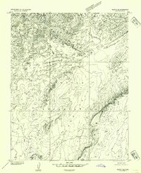 Download a high-resolution, GPS-compatible USGS topo map for Bluff 3 SE, UT (1954 edition)