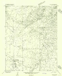 preview thumbnail of historical topo map of San Juan County, UT in 1952