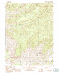 Download a high-resolution, GPS-compatible USGS topo map for Bobby Canyon South, UT (1991 edition)