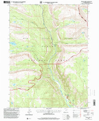 Download a high-resolution, GPS-compatible USGS topo map for Bollie Lake, UT (2000 edition)