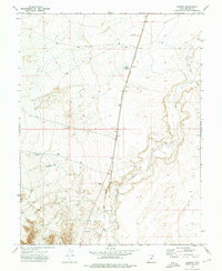 Download a high-resolution, GPS-compatible USGS topo map for Borden, UT (1976 edition)