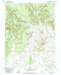 Download a high-resolution, GPS-compatible USGS topo map for Bottleneck Peak, UT (1983 edition)