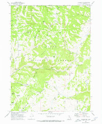 Download a high-resolution, GPS-compatible USGS topo map for Boulder Mtn, UT (1973 edition)