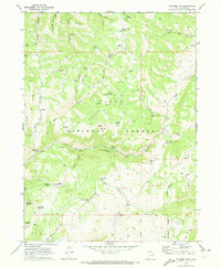 Download a high-resolution, GPS-compatible USGS topo map for Boulder Mtn, UT (1973 edition)